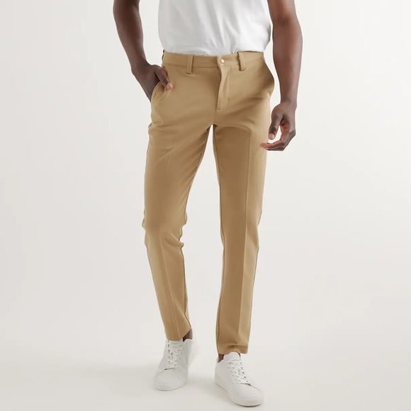 Quince Mens 32x30 Ultra-Stretch 24/7 Smart Chino Khaki - Picture 1 of 13